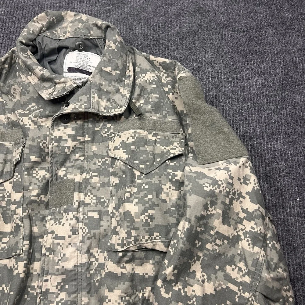 USGI M-65 Field Jacket Medium Long Digital‎ Camo Cold Weather Army Coat M65 Mens